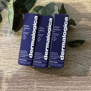 LOT OF 3 DERMALOGICA Phyto Nature e2 Regenerating Daily Leave-On 0.17oz Travel